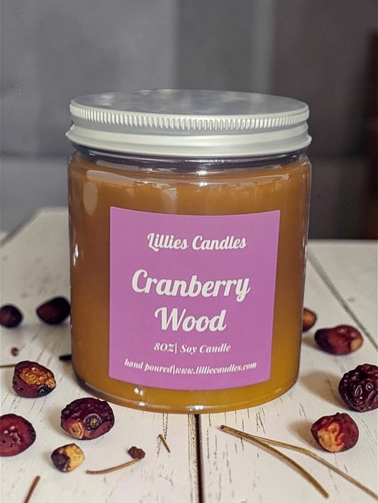 Cranberry Wood Soy Candle