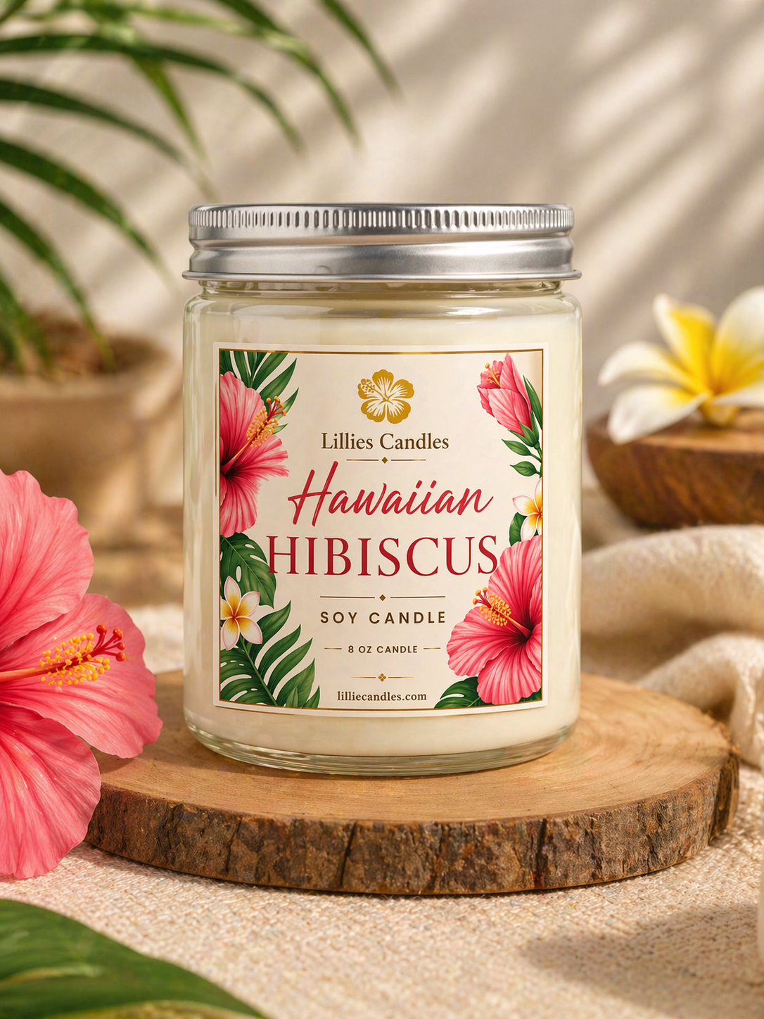 Hawaiian Hibiscus Soy Candle