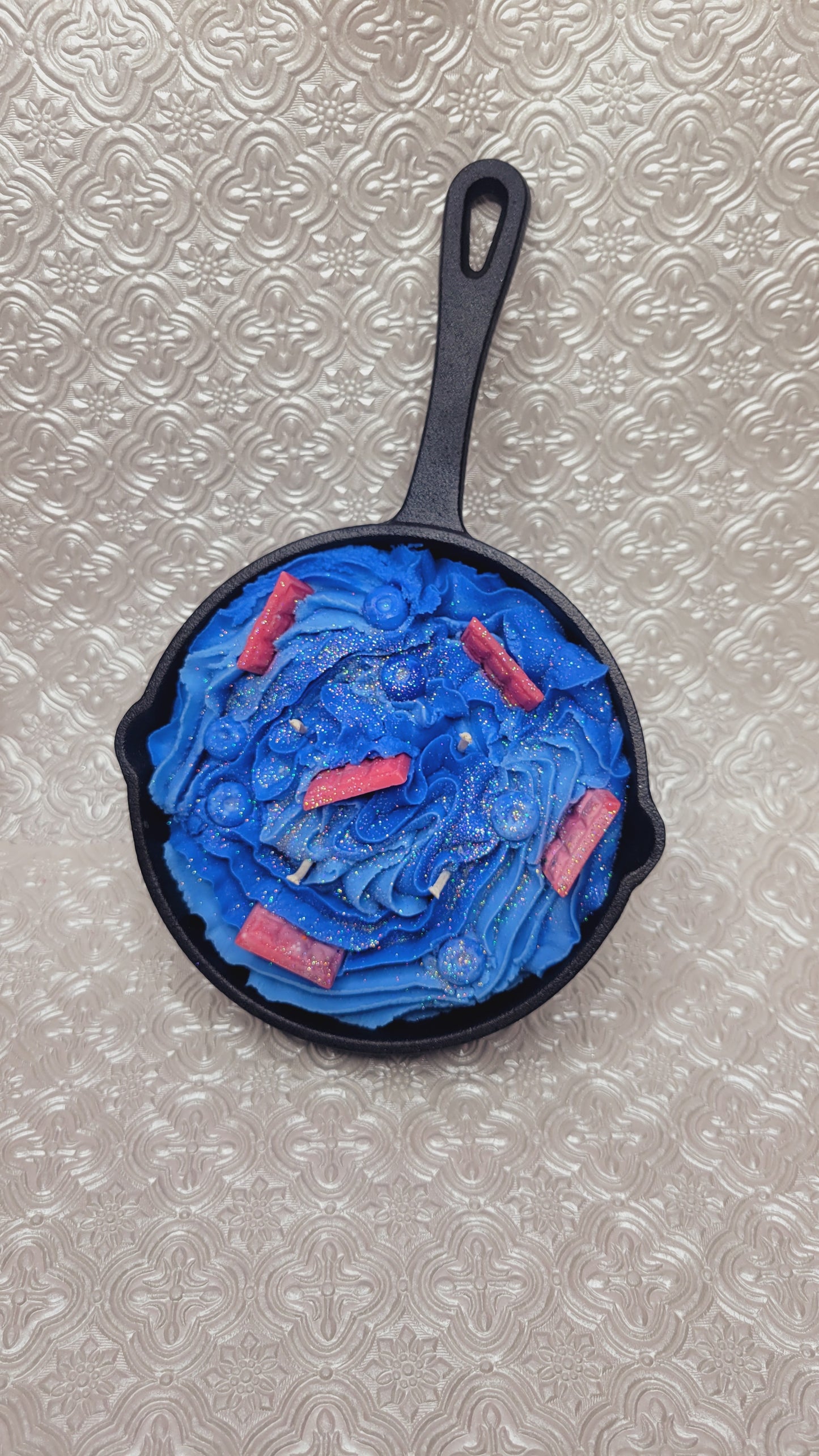 Blueberry Cheesecake Cast Iron Skillet Candle