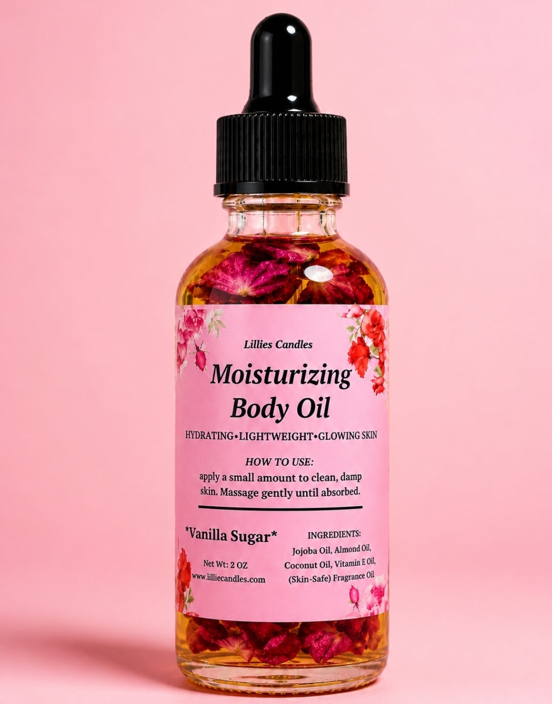 Vanilla Sugar Moisturizing Body Oil
