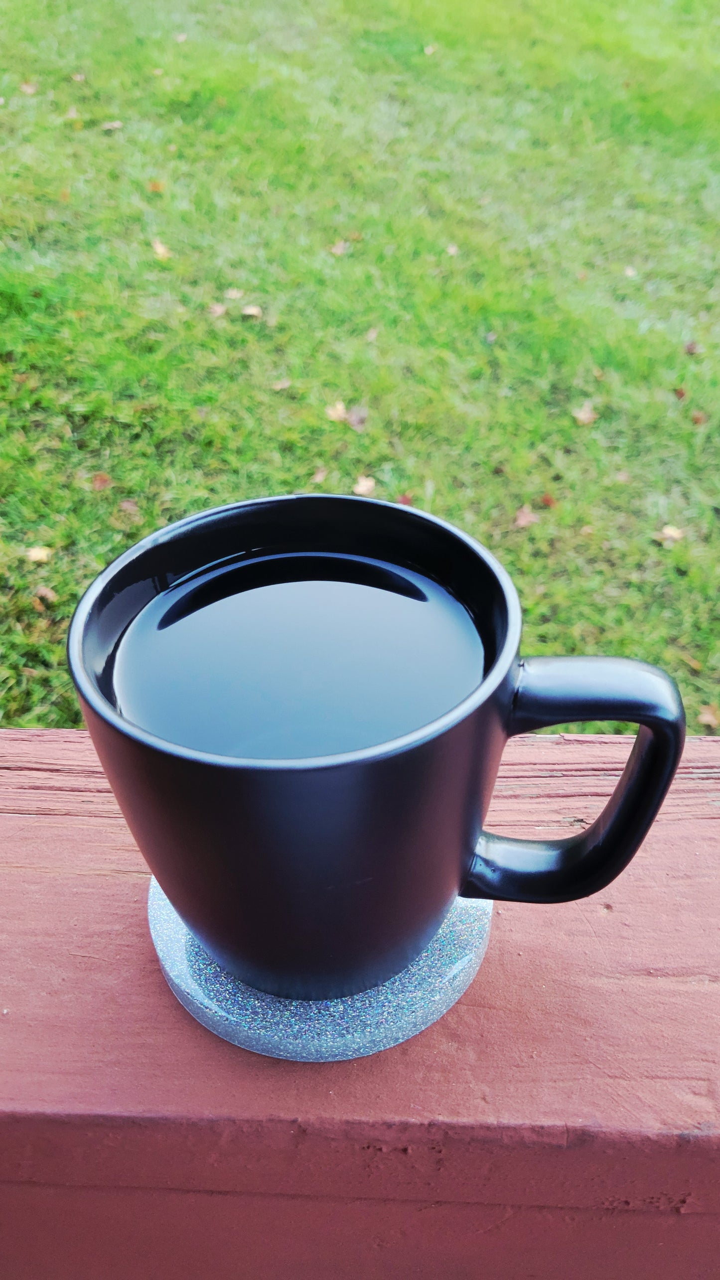 Holographic Glitter Coaster Set: Sparkling Coasters, Handmade Resin Coasters, Two Piece Set, Coasters For The Home