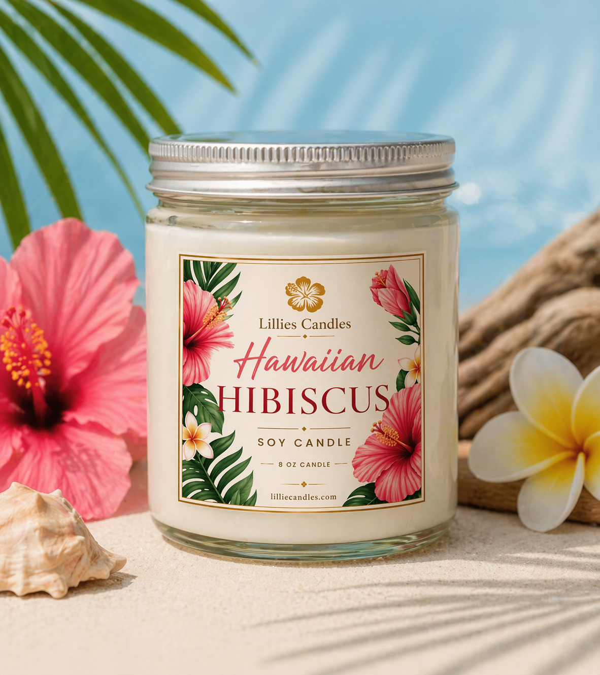 Hawaiian Hibiscus Soy Candle