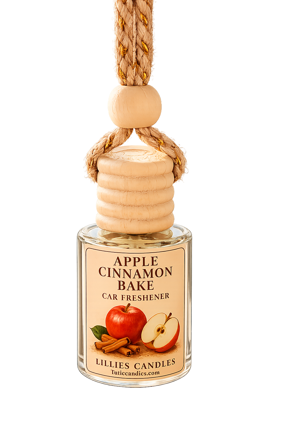 Apple Cinnamon Bake Scented Car Freshener