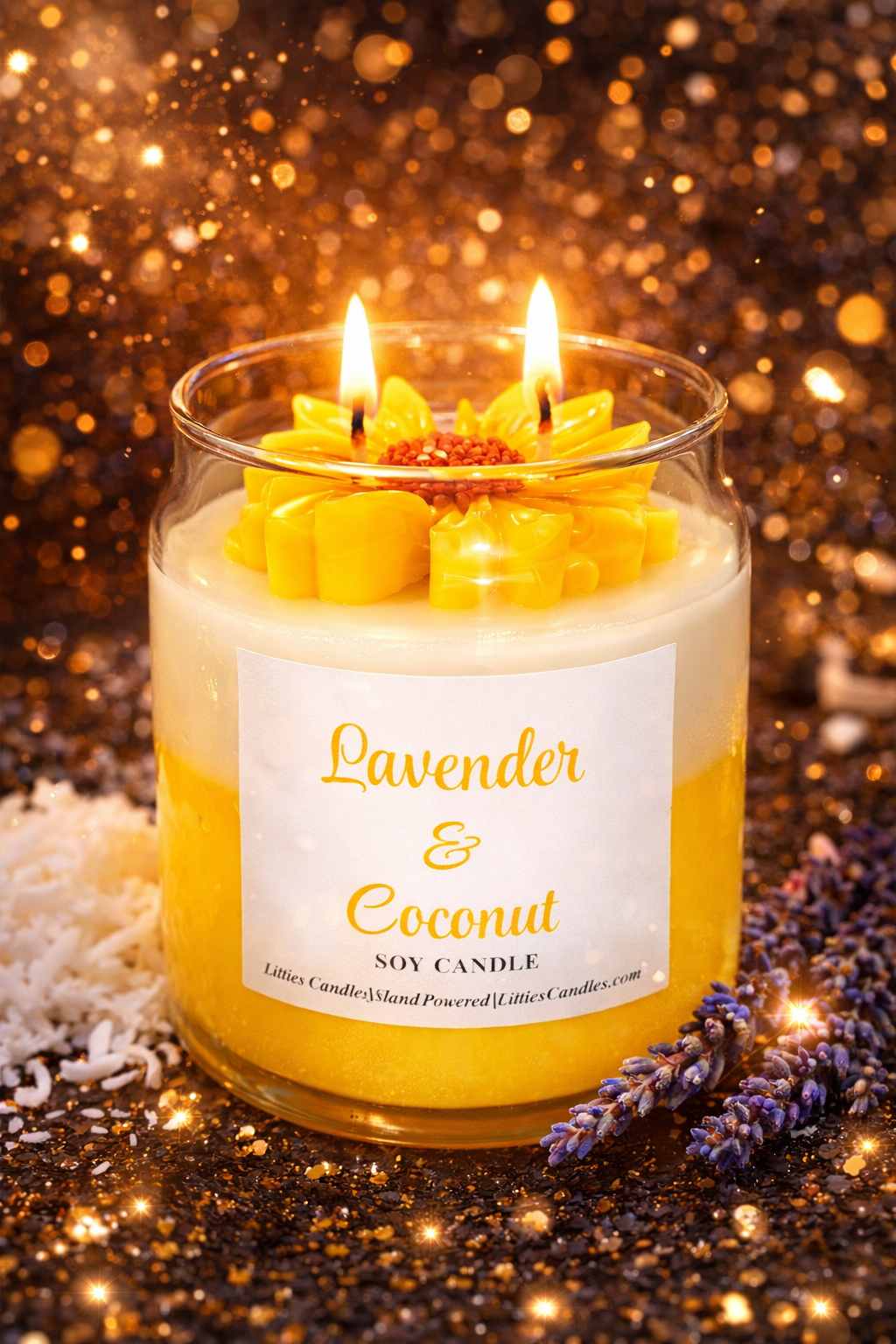 Lavender & Coconut Soy Candle