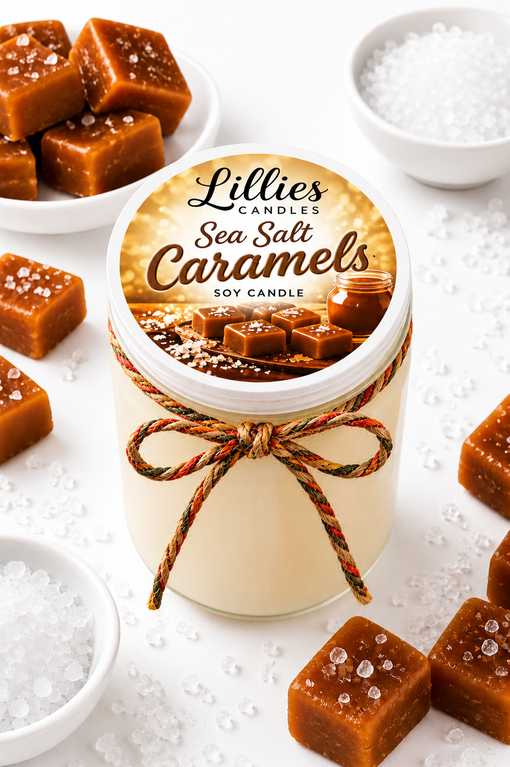 Sea Salt Caramels Soy Candle