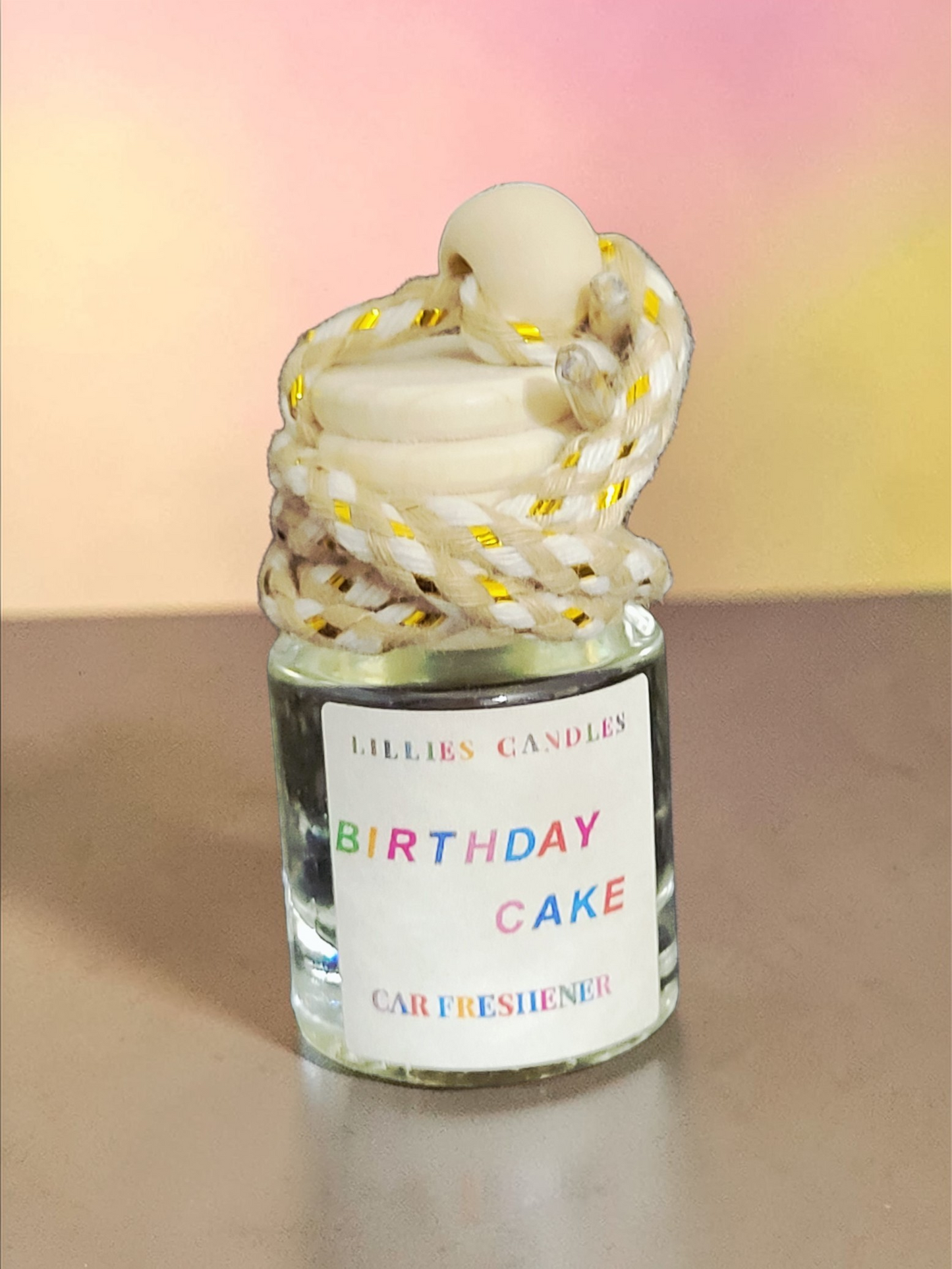 Birthday Cake Scented Car Freshener