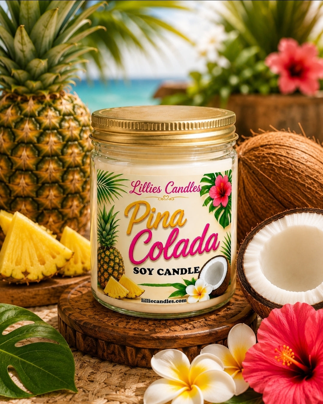 Pina Colada Soy Candle