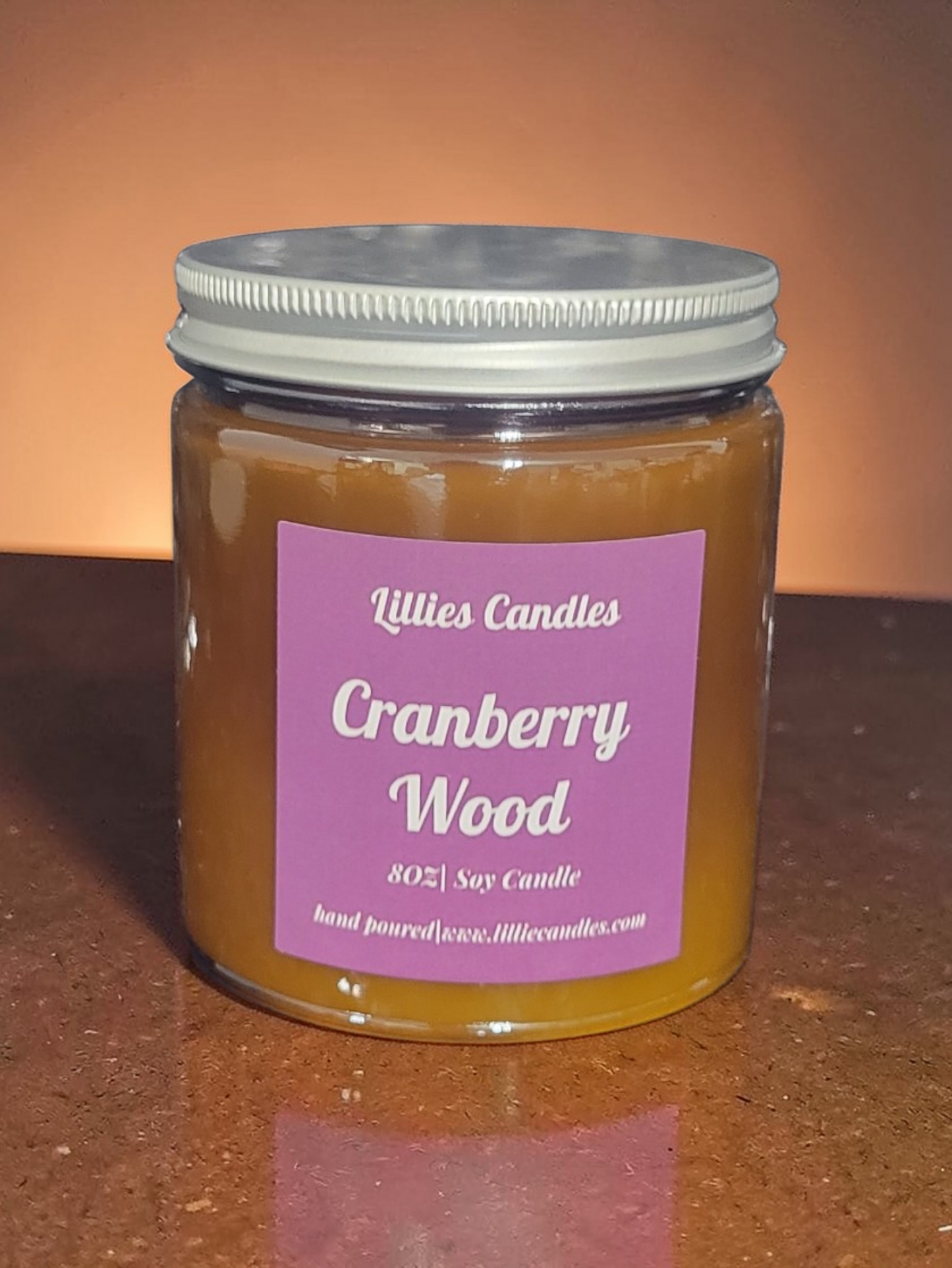 Cranberry Wood Soy Candle